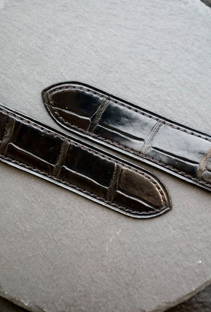 Handmade watch strap for the Cartier Santos 100 Model