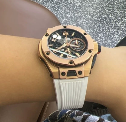 Hublot Unico Rubber Strap (WHITE)