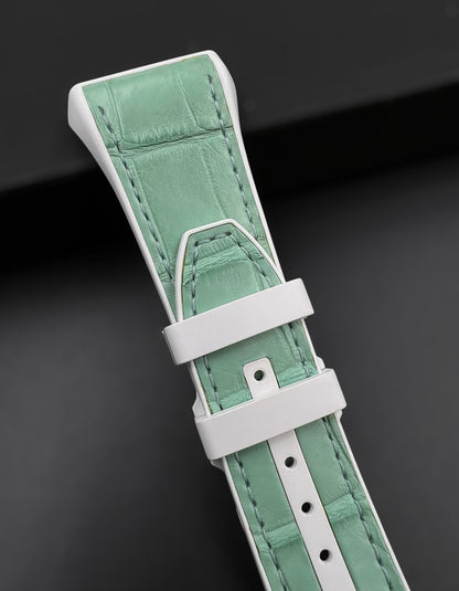Alligator leather strap for Franck Muller V32, V41, V45 Watch Models