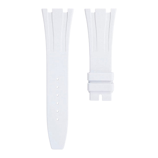 White rubber strap for 41mm Royal Oak