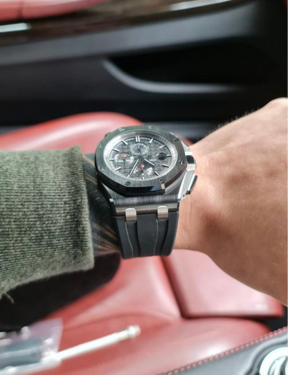 Black rubber for Ap 44mm Novelty