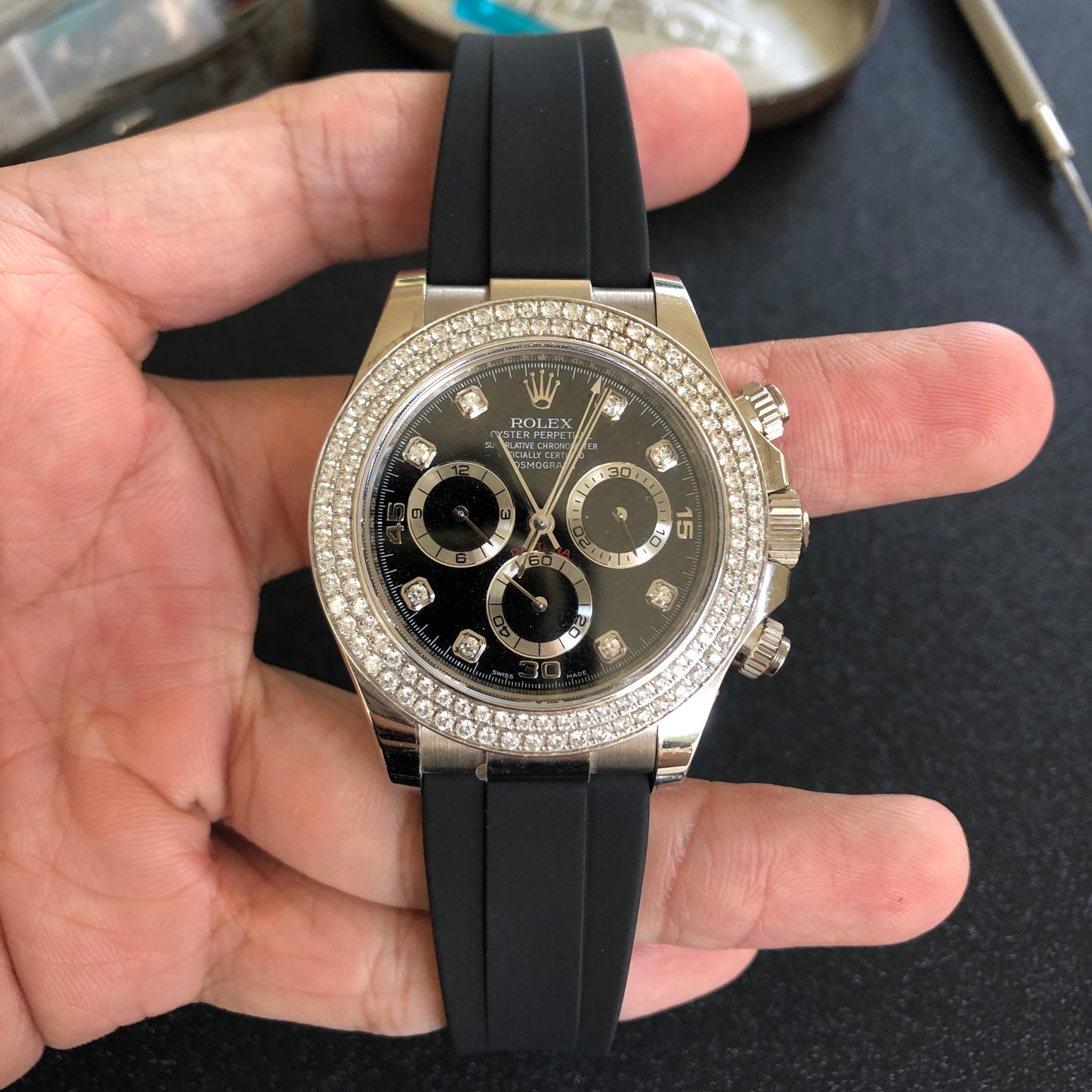 Rubber strap for Rolex Models