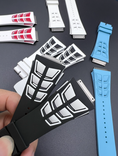 Richard Mille Dual Tone Rubber Strap