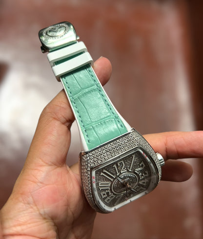 Alligator leather strap for Franck Muller V32, V41, V45 Watch Models