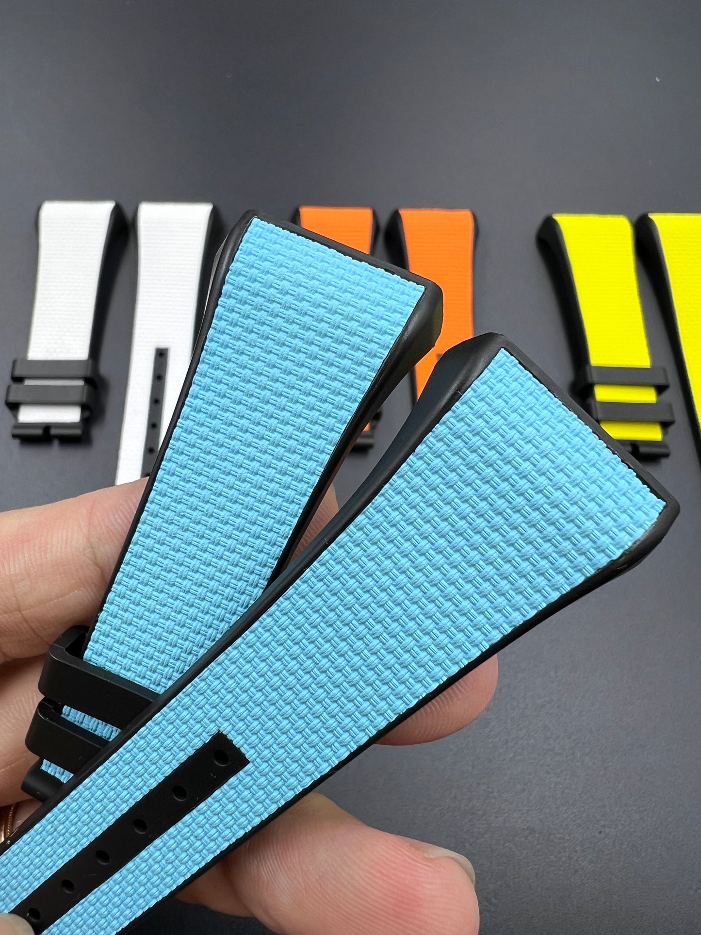 Rubber/Canvas strap for the V32,V41,V45 Franck Muller Vanguard Models