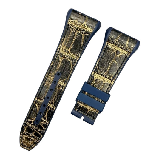 Alligator Rubber strap for the V32,V41,V45 Franck Muller Vanguard Models