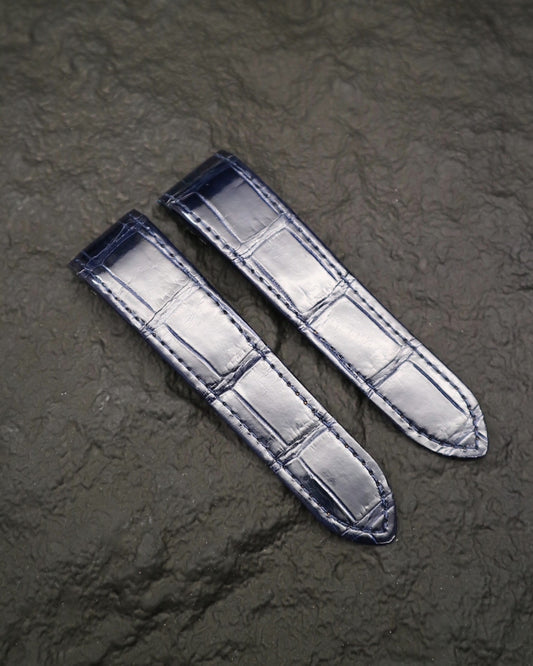 Handmade watch strap for the Cartier Santos 100 Model