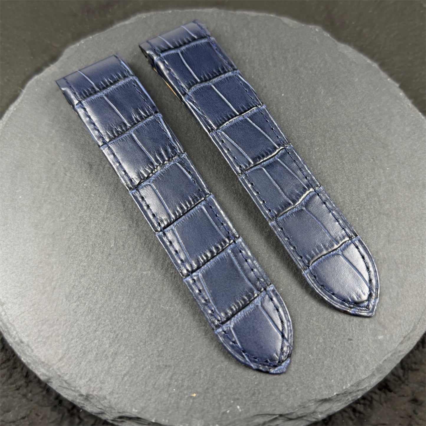 Handmade watch strap for the Cartier Santos 100 Model
