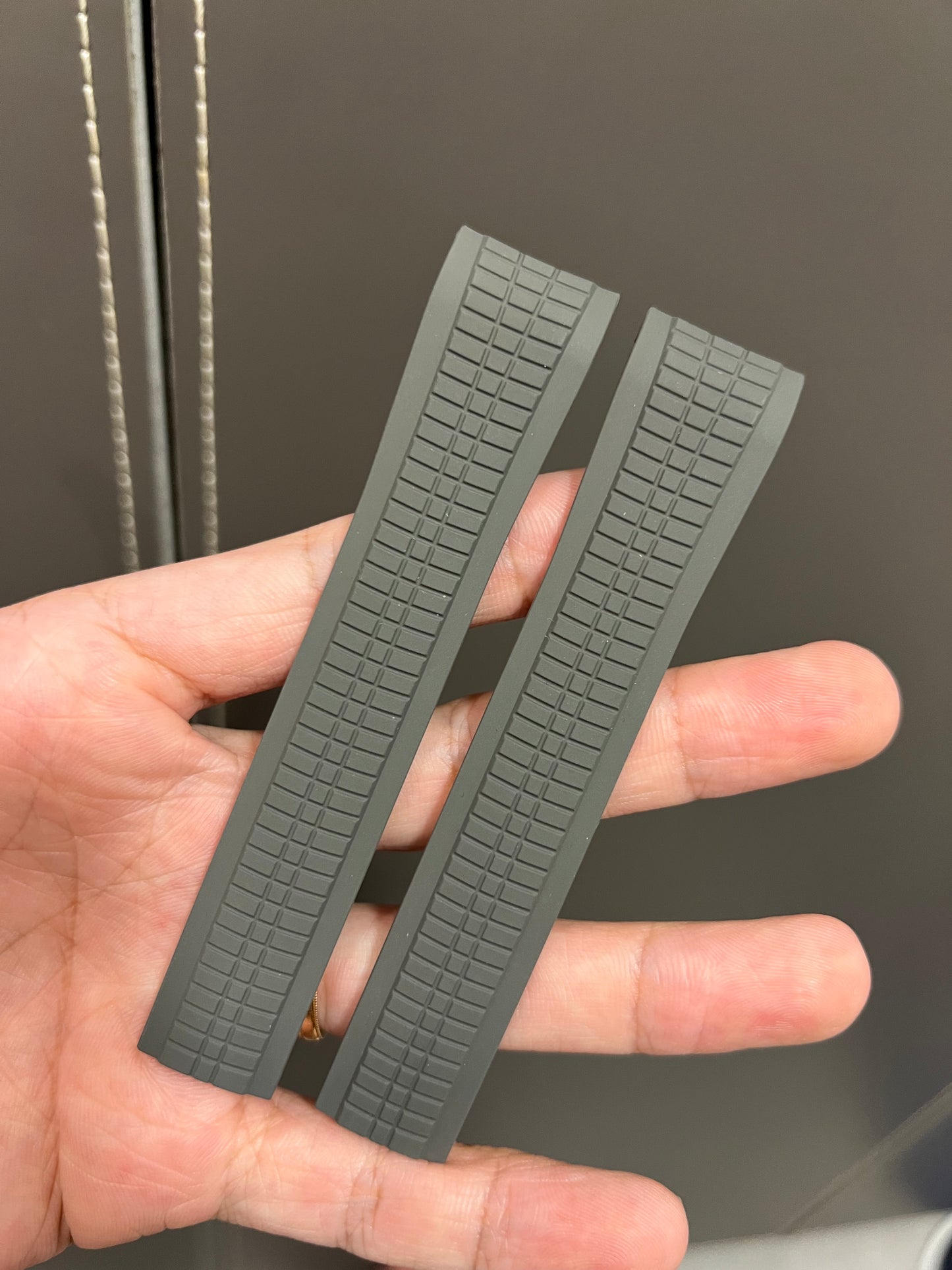 Aquanaut Rubber Strap in Grey for 5164/5167 Models