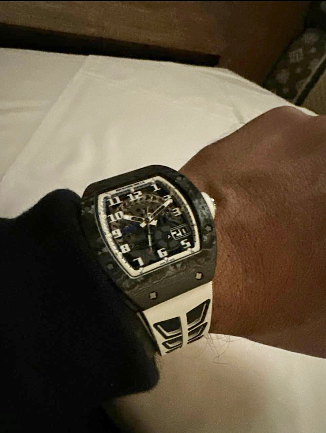 Richard Mille Dual Tone Rubber Strap