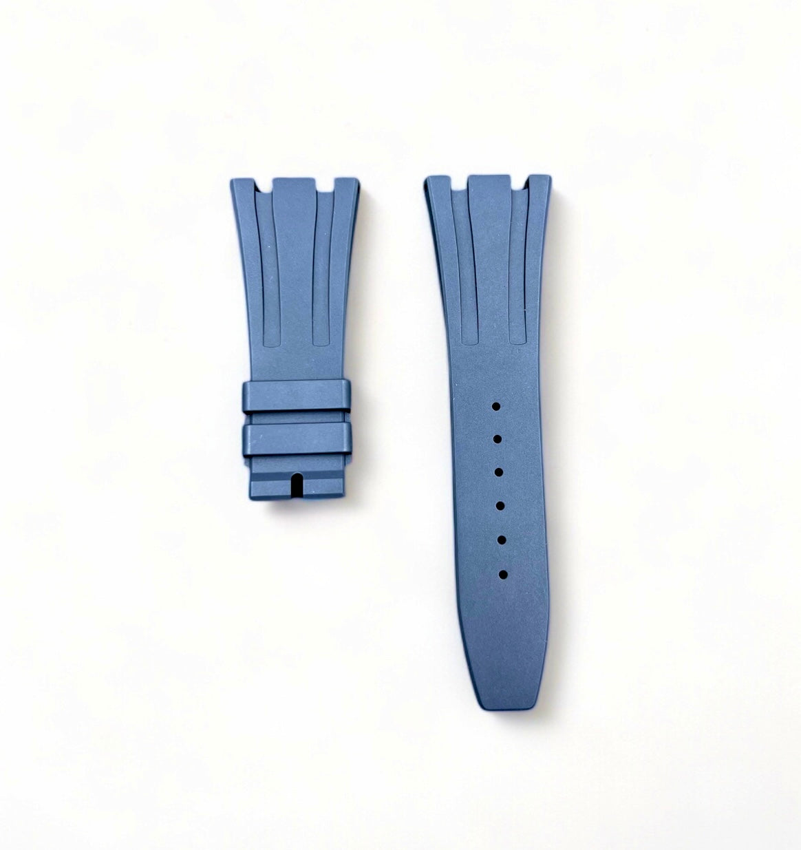 Navy Blue rubber strap for 41mm Royal Oak