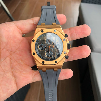 Grey Rubber Strap for Ap 42mm