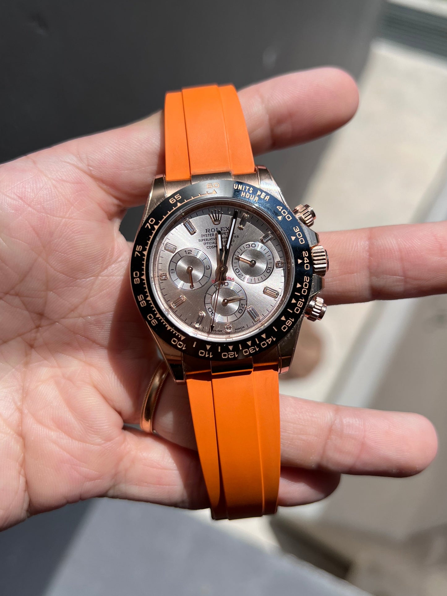 Oysterflex rubber strap for Rolex Models