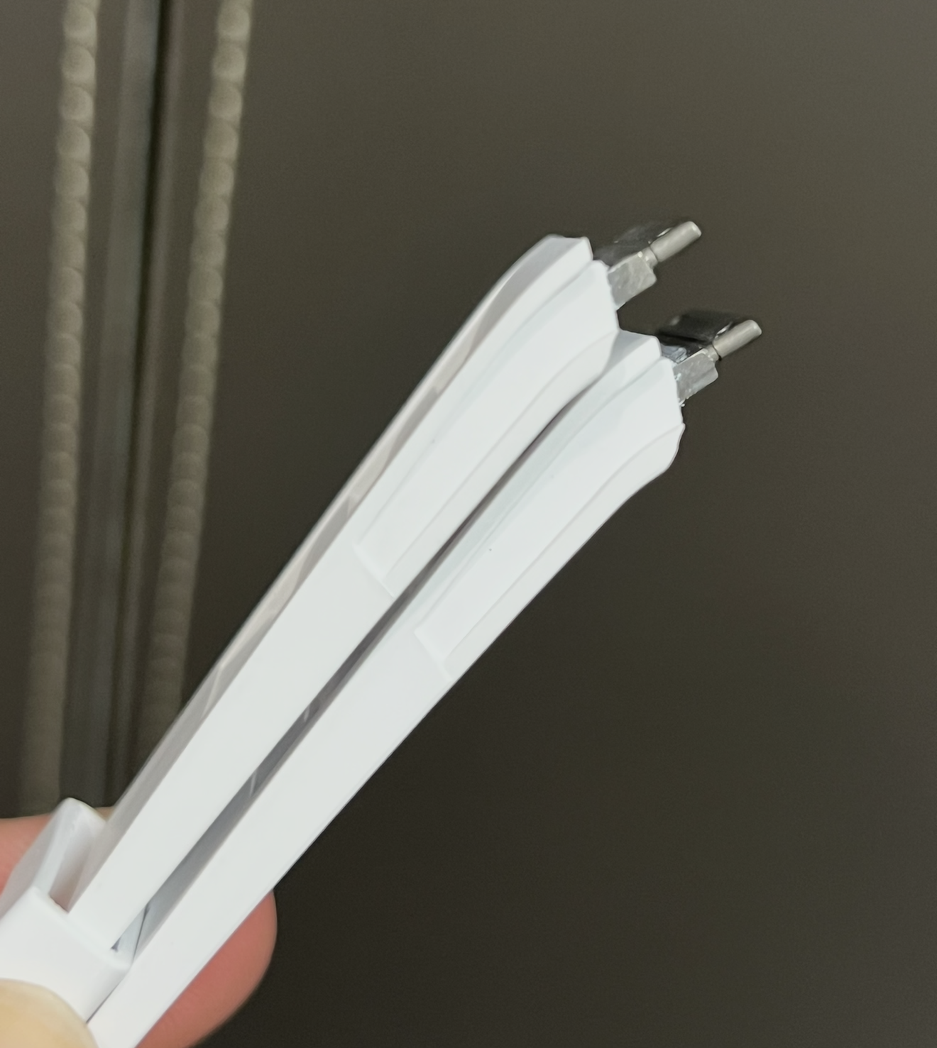 side view of Richard Mille 10 white rubber strap