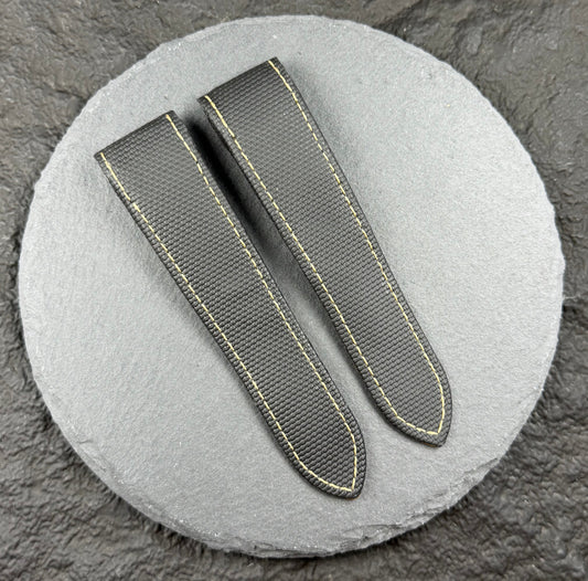 Sailcloth strap for the Cartier Santos 100 Model