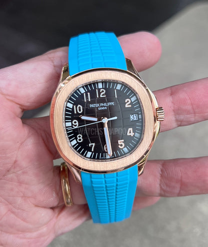 Tiffany Blue Rubber Strap for 5167/5164 Aquanaut Models