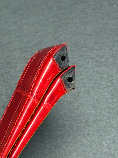 Handmade watch strap for the Cartier Santos 100 Model