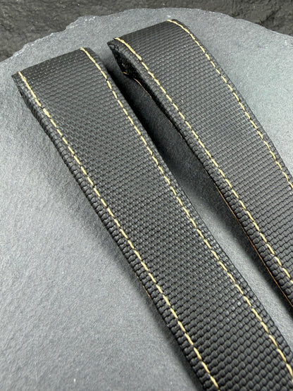 Sailcloth strap for the Cartier Santos 100 Model