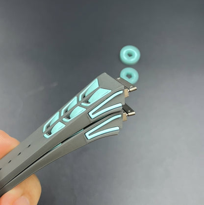 Richard Mille Dual Tone Rubber Strap Rm11 / Rm30