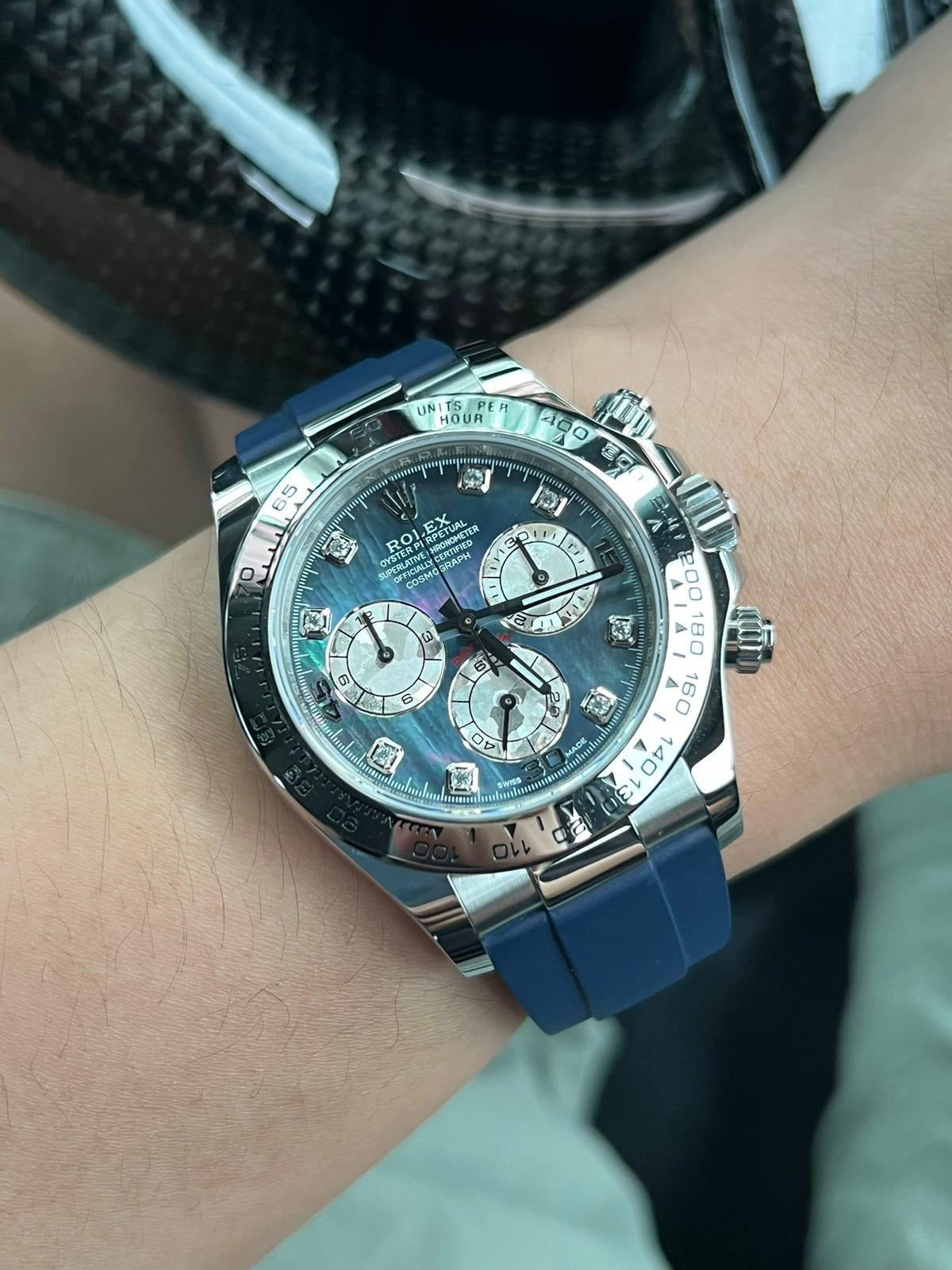 Oysterflex rubber strap for Rolex Models