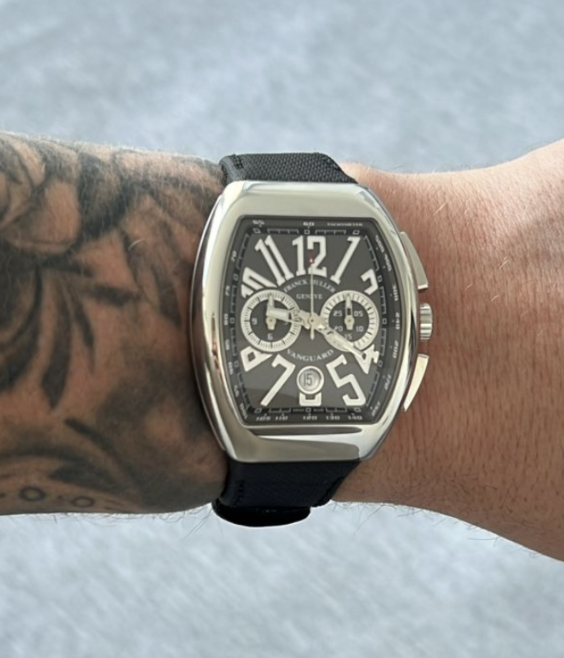 Franck Muller Vanguard Canvas Velcro Strap V32/V41/V45