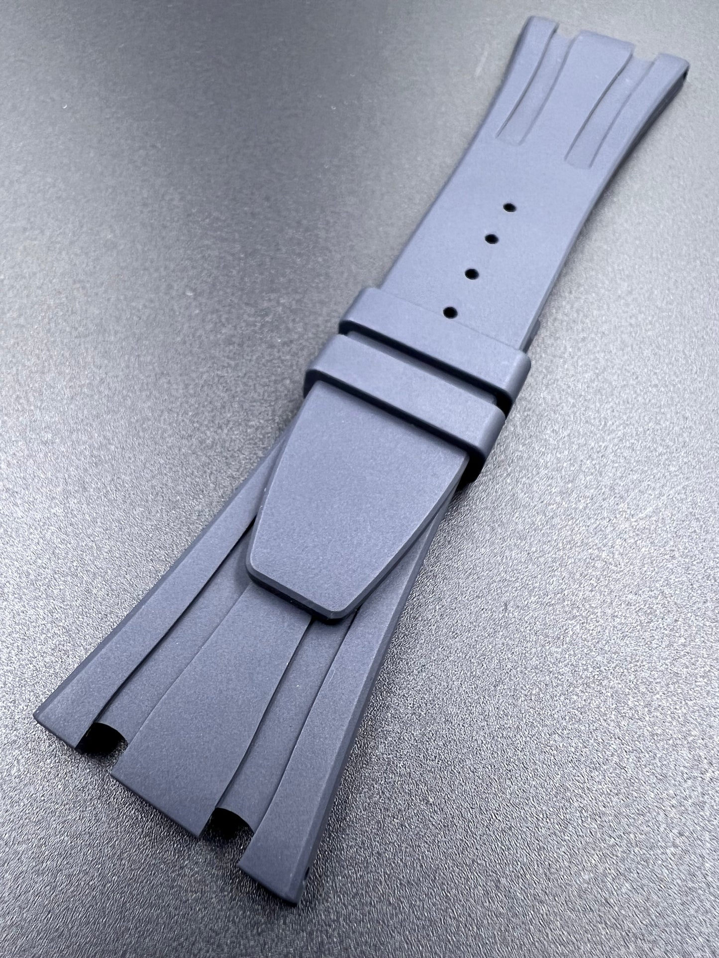 Navy Blue rubber strap for 41mm Royal Oak