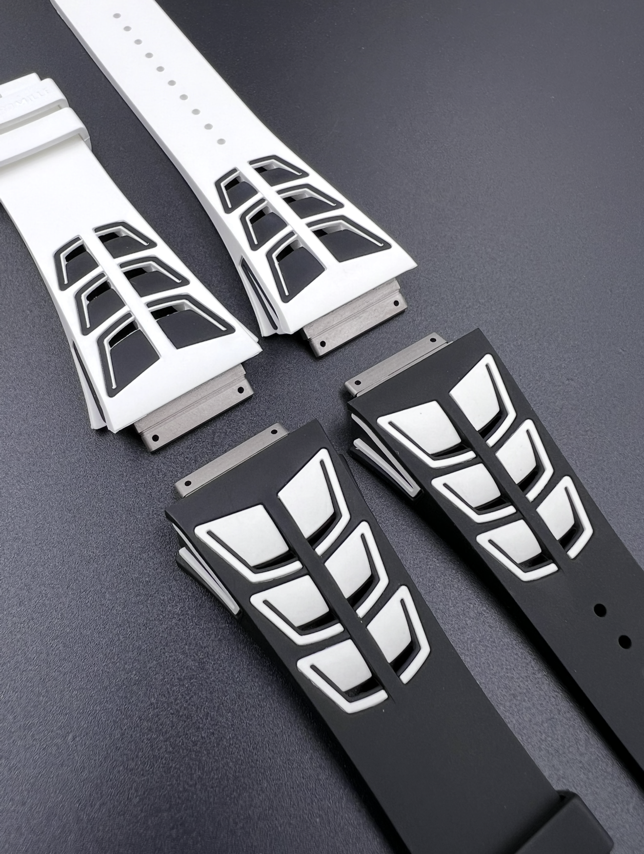 Richard Mille Dual Tone Rubber Strap