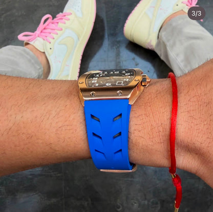 Richard Mille 67-02 Royal Blue Rubber Strap