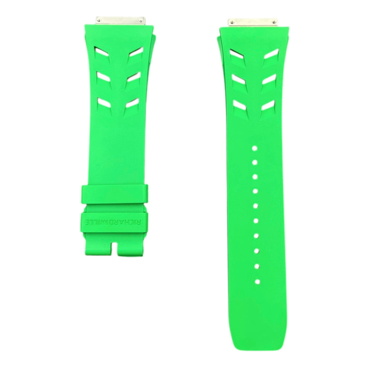 Richard Mille 67-02 Rubber Strap Lime Green