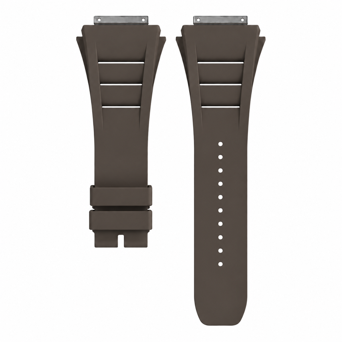 Richard Mille 11/65 Dark Brown Rubber Strap