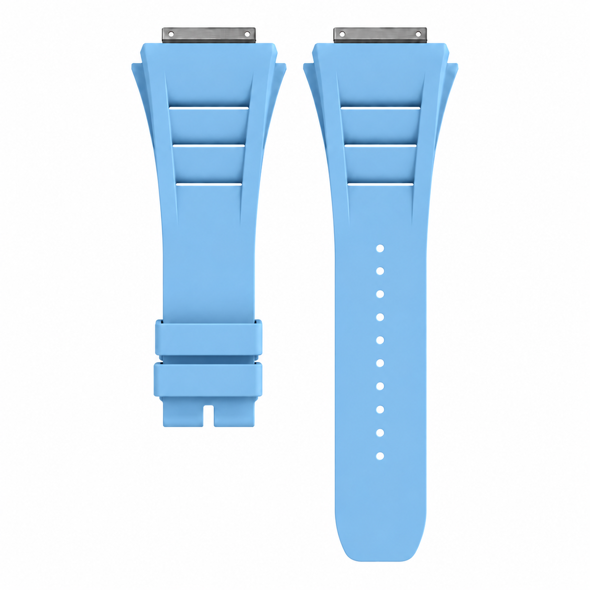 Richard Mille 11/65 Light Blue Rubber Strap