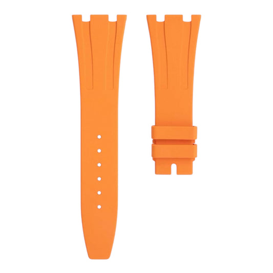 Orange rubber strap for 41mm Royal Oak