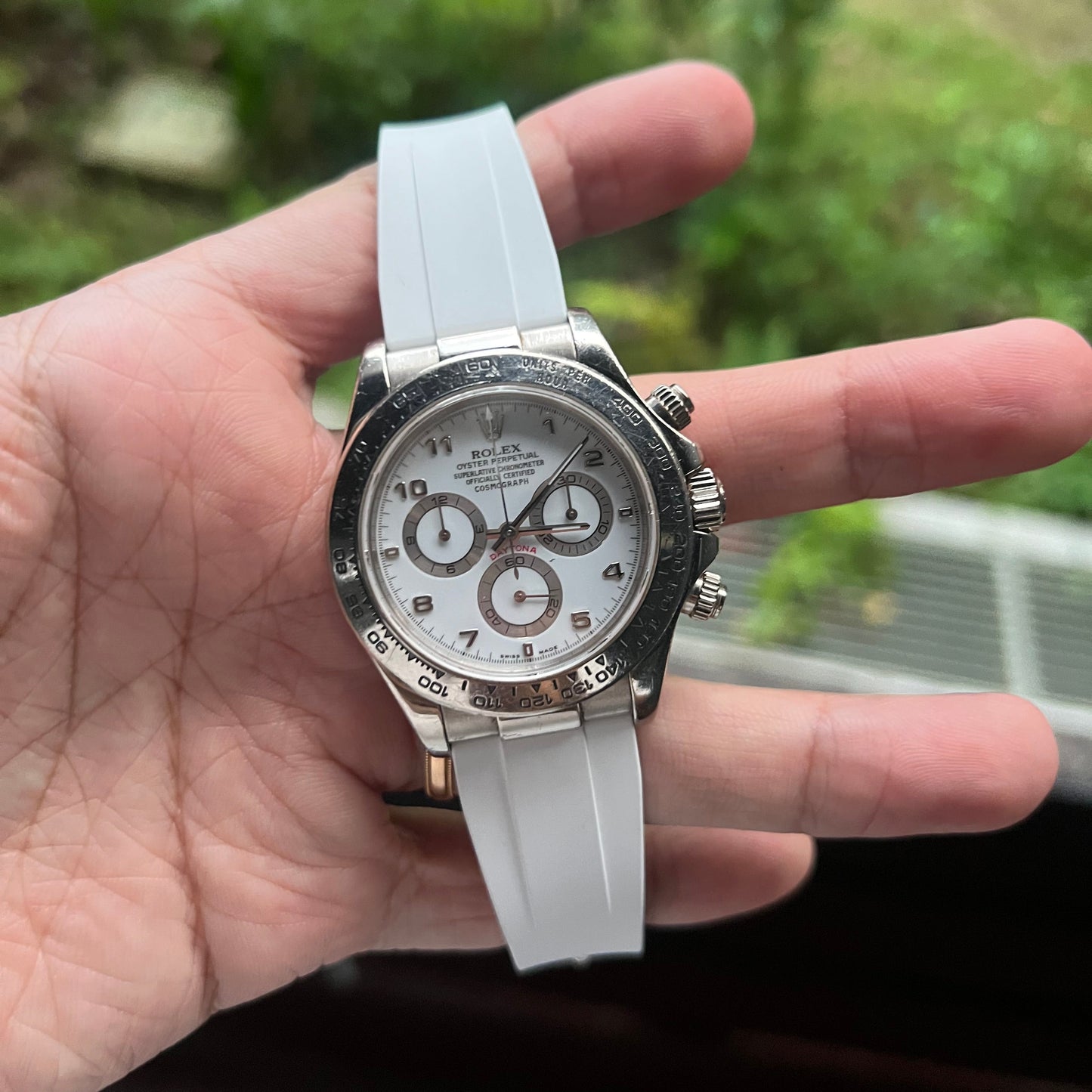 Rubber strap for Rolex Models