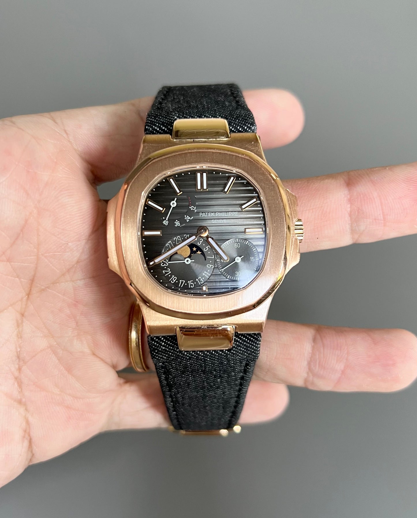 Canvas Watch Strap for Patek Philippe 5712 & 5980 | Handmade |