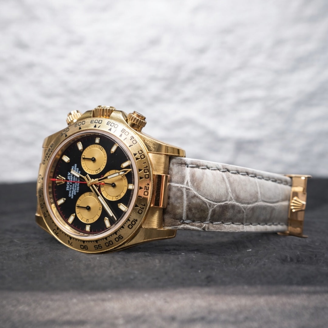 Himalayan Alligator Strap For Daytona, Submariner, Datejust Rolex Models