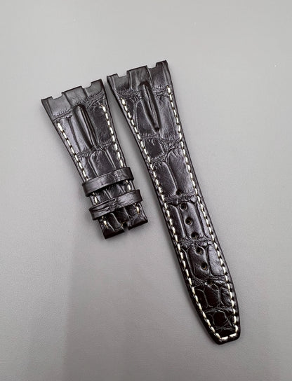 Ap offshore alligator strap for 42mm models (Coffee Brown)