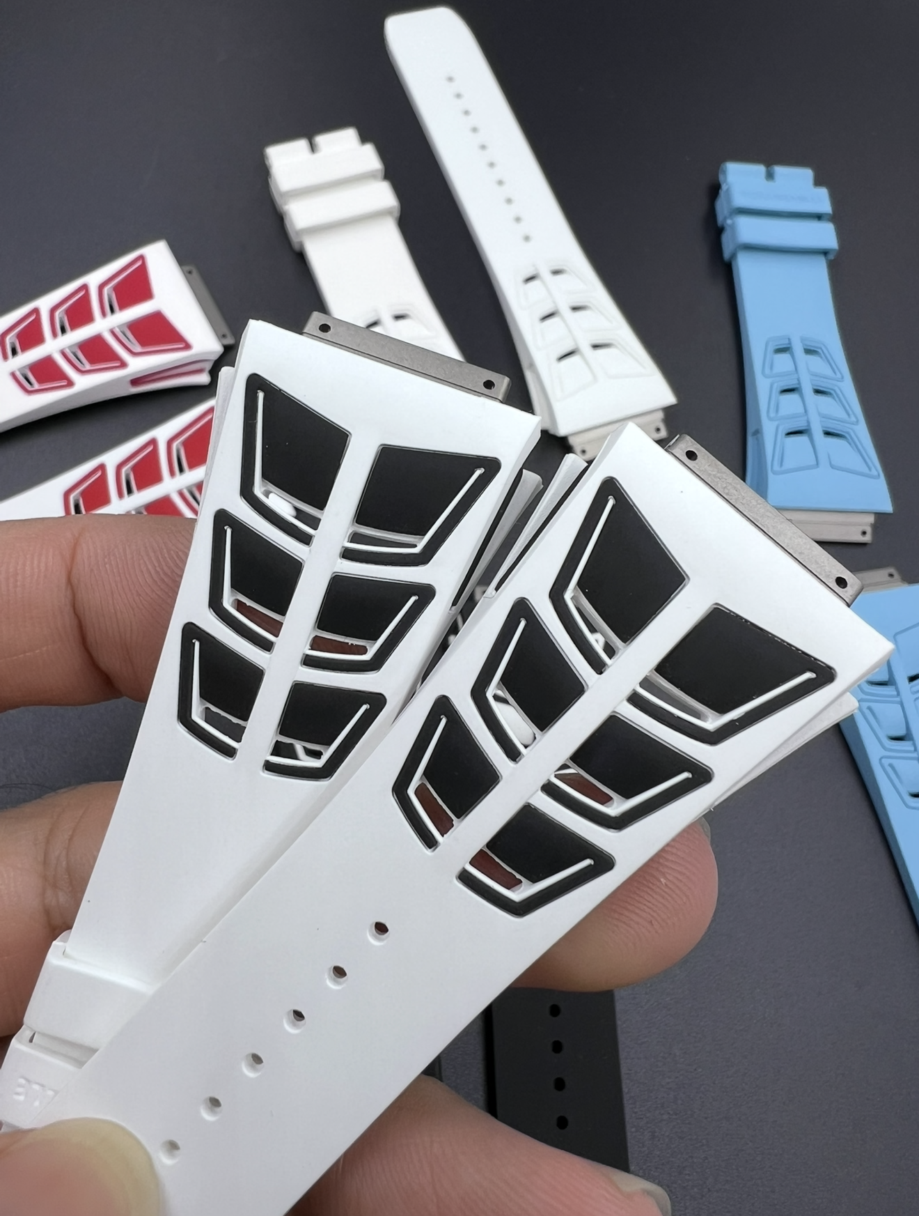 Richard Mille Dual Tone Rubber Strap