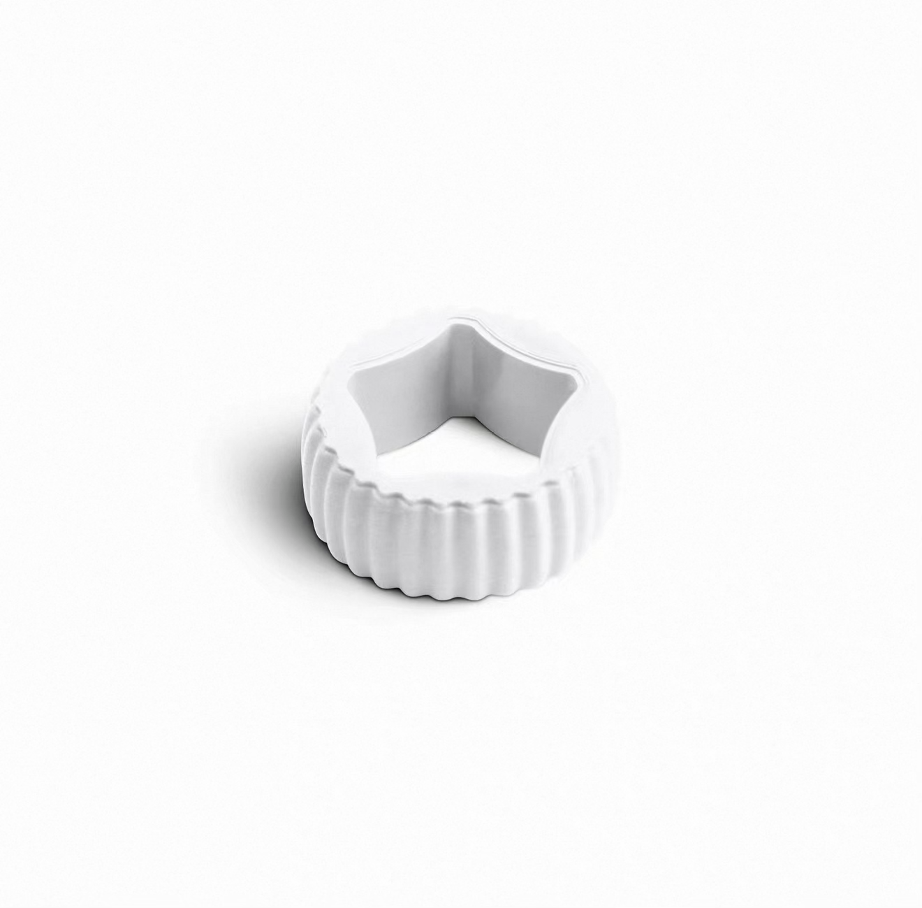 White Richard Mille rubber watch crown guard 