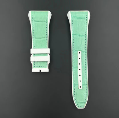 Alligator leather strap for Franck Muller V32, V41, V45 Watch Models
