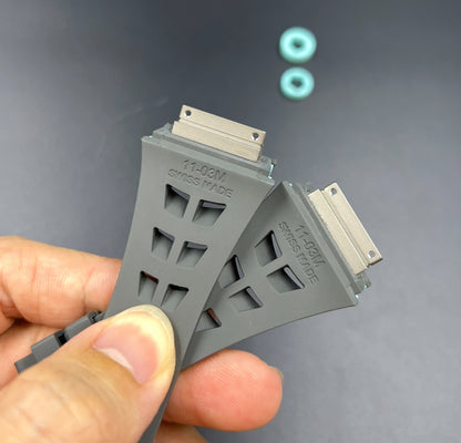 Richard Mille Dual Tone Rubber Strap Rm11 / Rm30