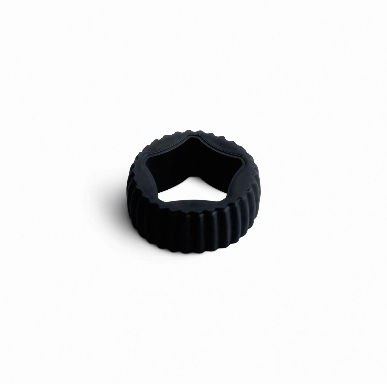 Black Richard Mille rubber watch crown guard 
