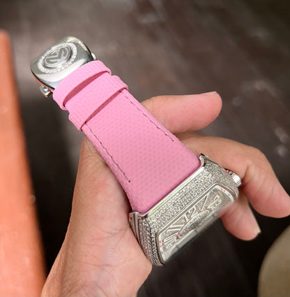 Canvas leather strap for the V32,V41,V45 Franck Muller Vanguard Models