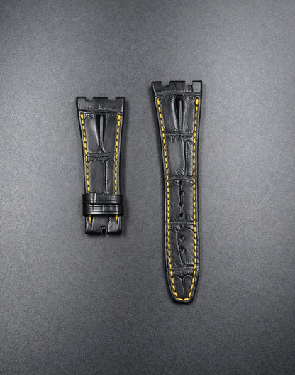 Ap offshore alligator strap for 42mm models volcano