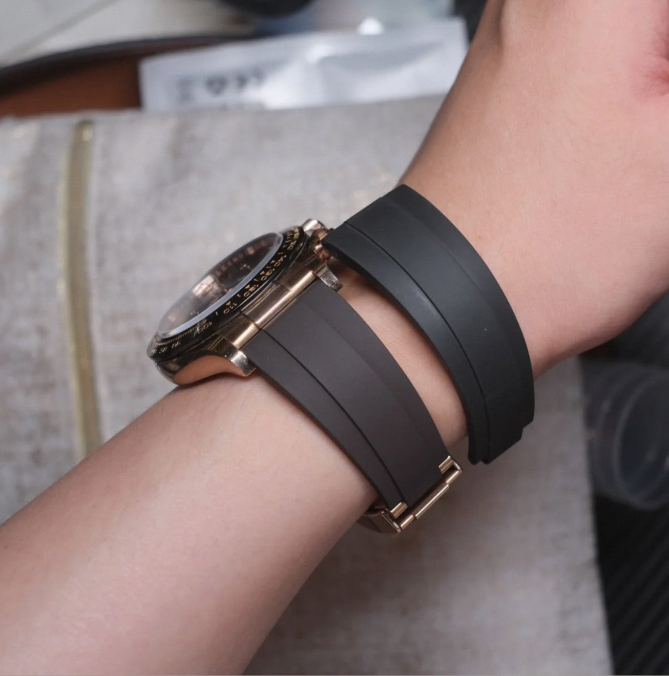 Oysterflex rubber strap for Rolex Models