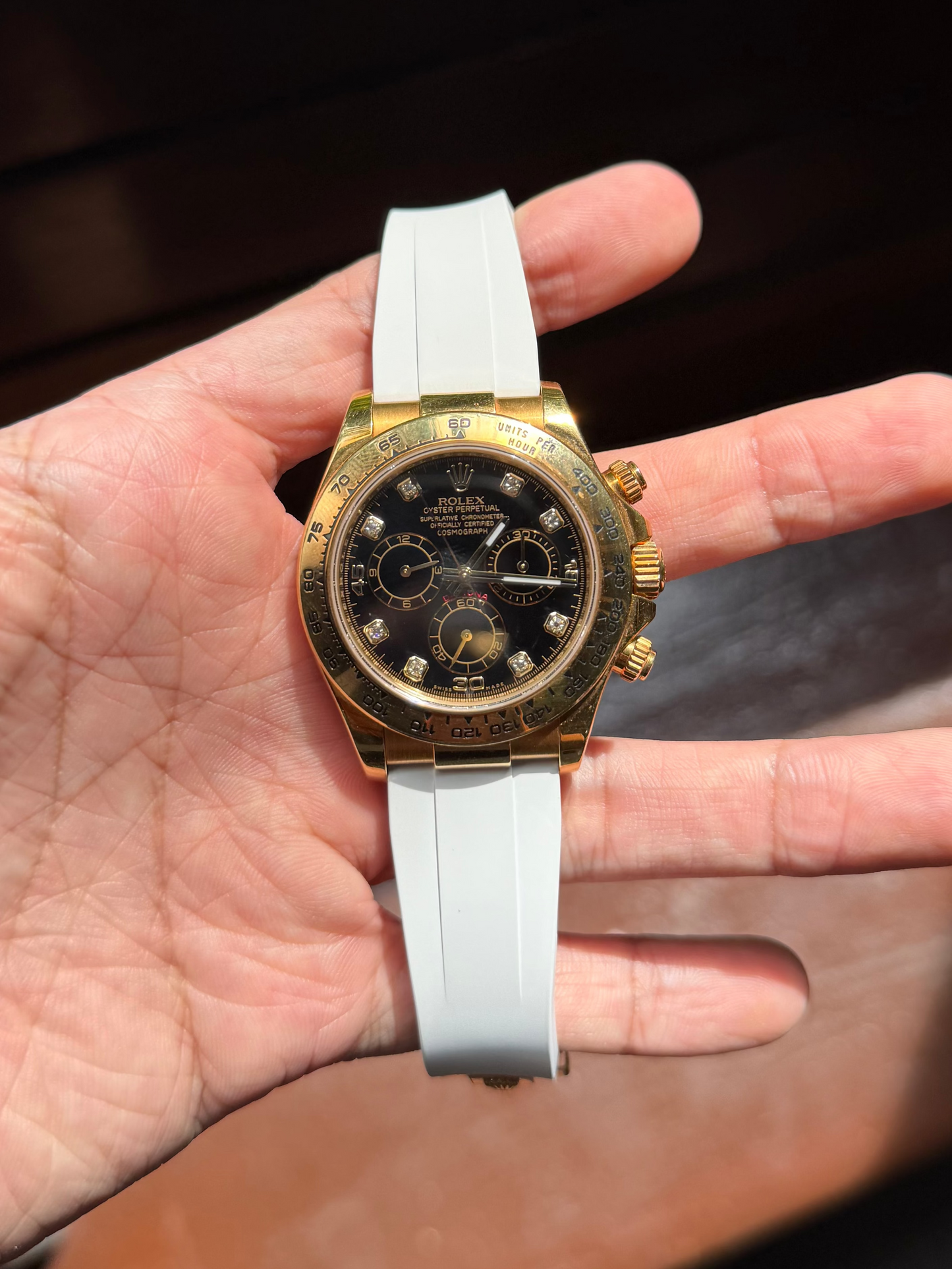 Rubber strap for Rolex Models