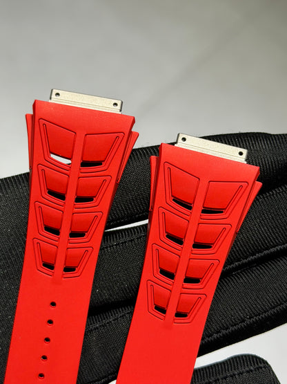 Richard Mille 30/35/55 Rubber Strap Red