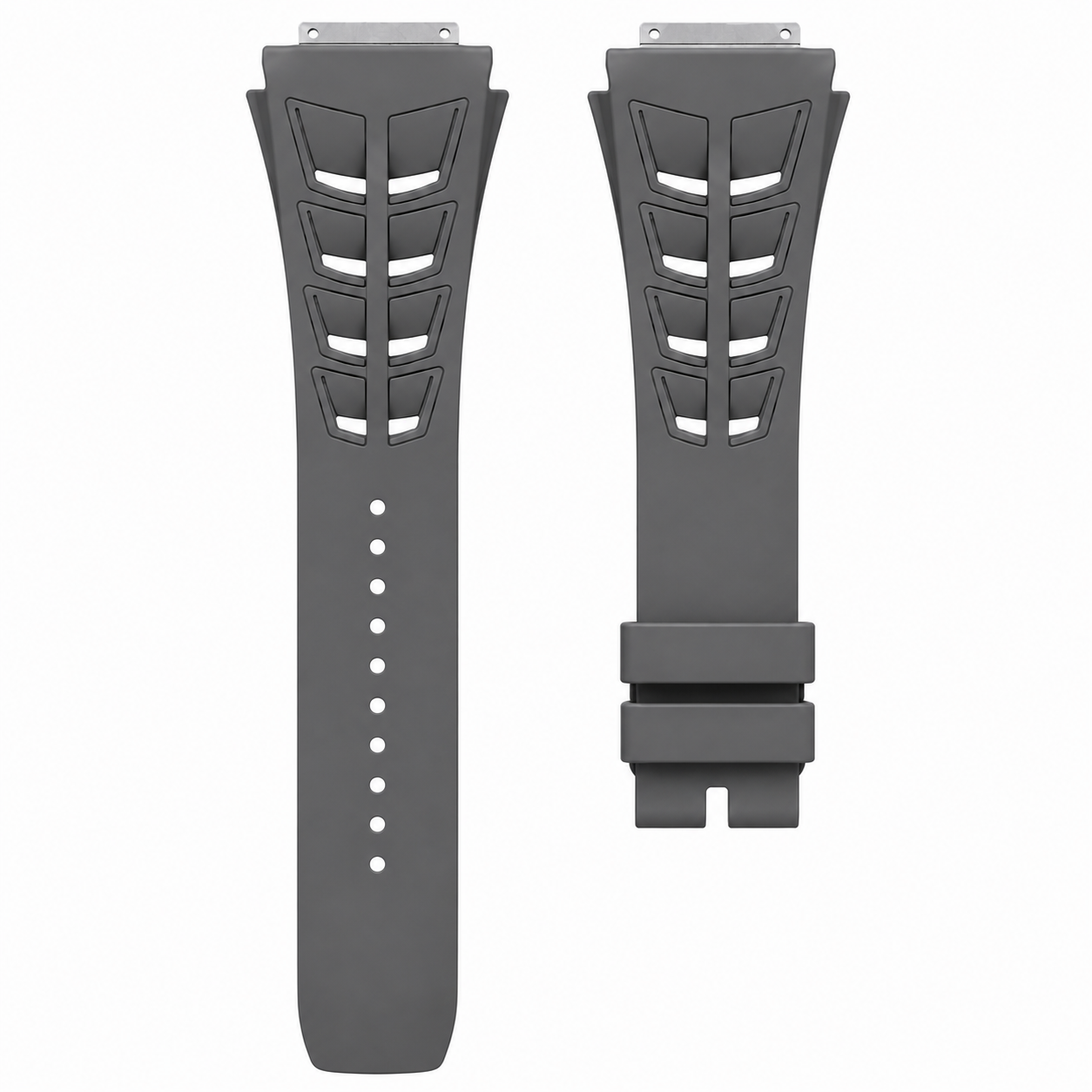 Grey Richard Mille large rubber strap for Richard Mille 30 & 55 models 