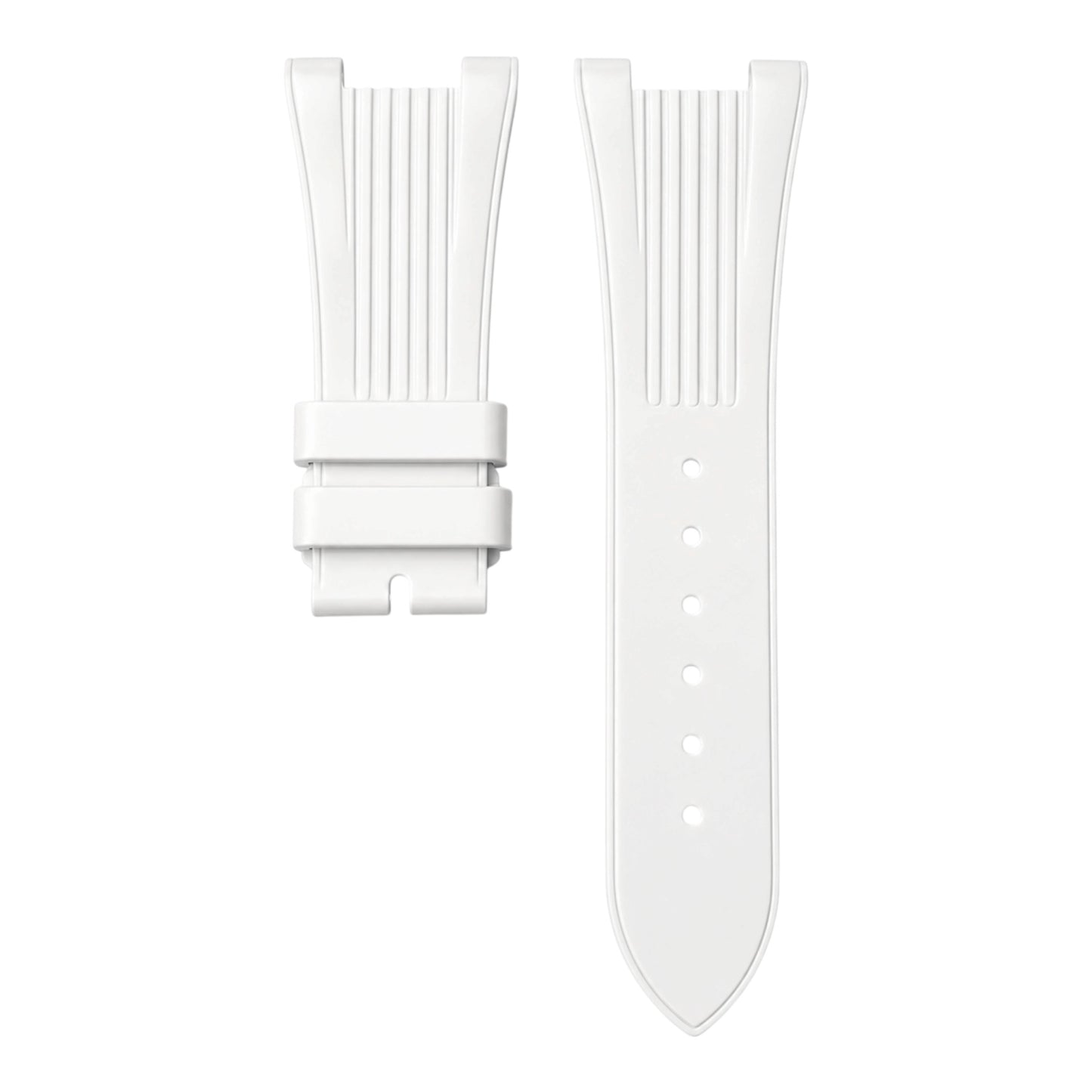Patek Philippe white rubber strap in short xs length 