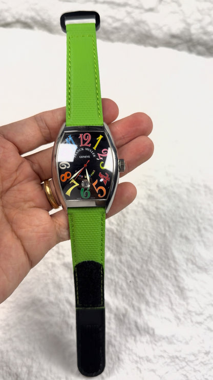 Franck Muller Colour of Dreams Canvas Velcro Strap